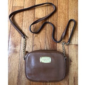Michael Kors Jet Set Tan Small Crossbody Bag